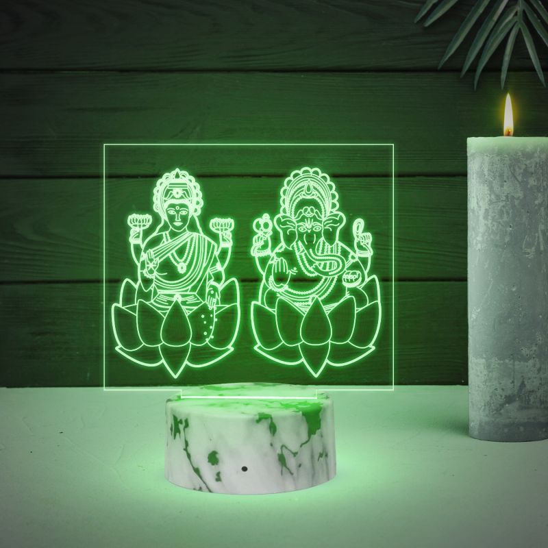 Lakshmi Ji And Ganesh Ji Night Lamp